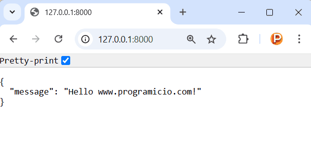 Exemplo de envio de respostas para o cliente com FastAPI