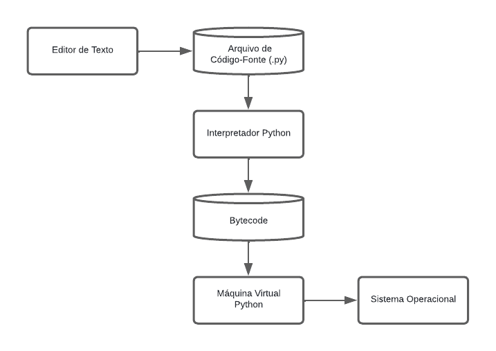 Execução de um programa em Python