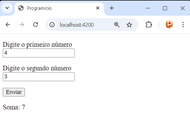 Enviando dados em Angular