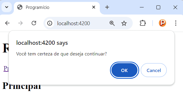 Guardas de Rotas em Angular
