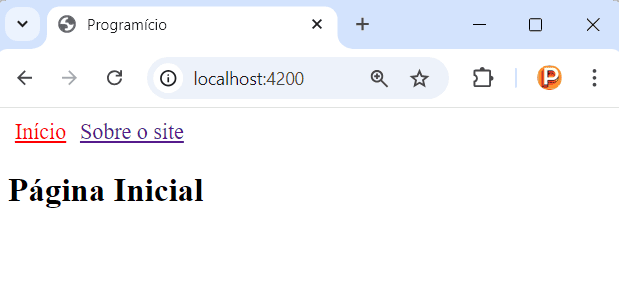 Links Ativos em Angular