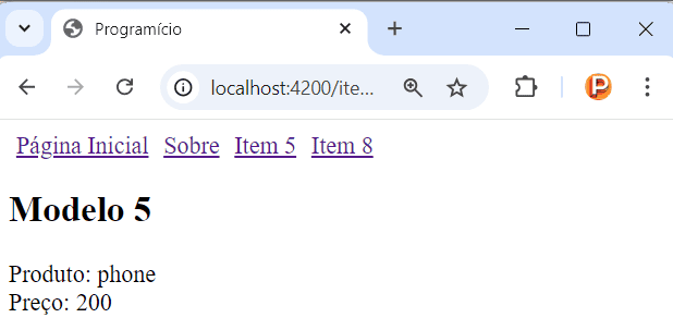 Parâmetros de String de Consulta em Angular