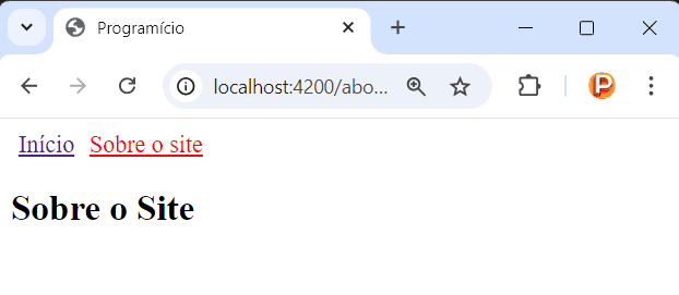routerLinkActiveOptions em Angular