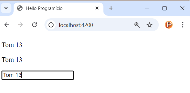 Variáveis de Template em Angular