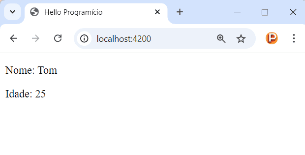 Vinculando Dados em Angular