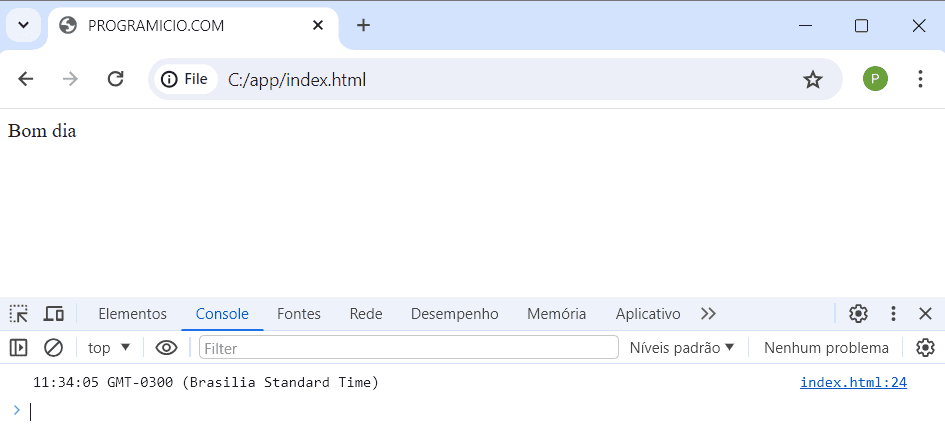 Criação de Elemento HTML, HTMLElement e customElements.define