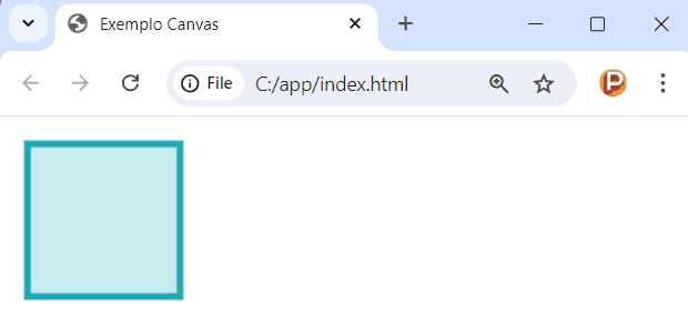 Definindo espessura da linha para o canvas em JavaScript