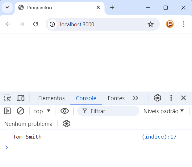 Enviando dados para o servidor Node.js usando fetch em JavaScript