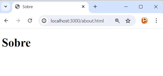 about.html em Node.js