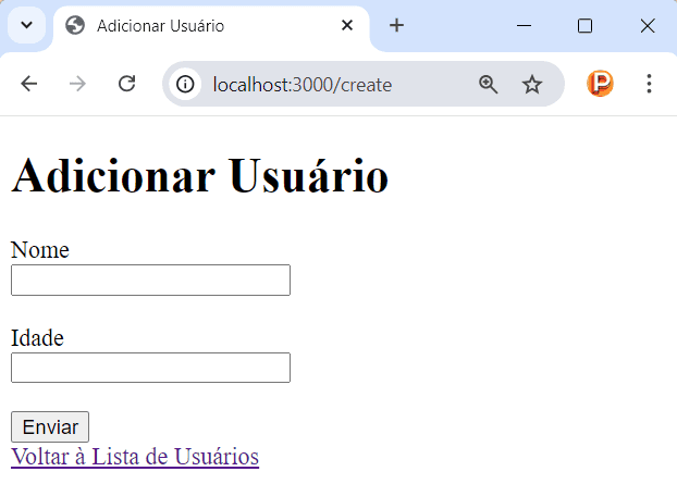 Adicionando dados do MySQL em Node.js