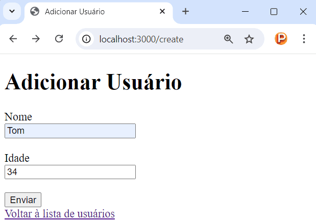 Adicionando dados em MySQL usando Sequelize em Node.js