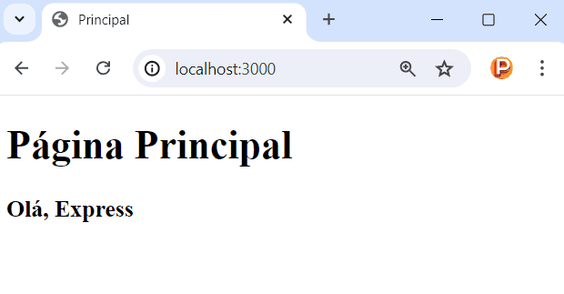 Enviando código HTML no Express no Node.js