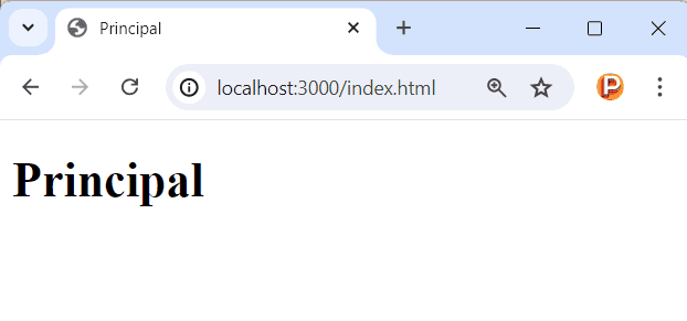 index.html em Node.js