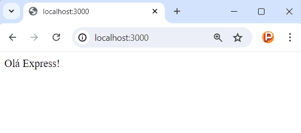 Iniciando o servidor Express em Node.js