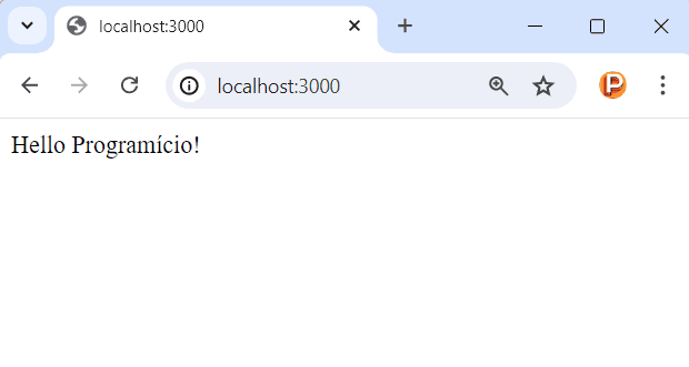 Iniciando o servidor Express no Node.js