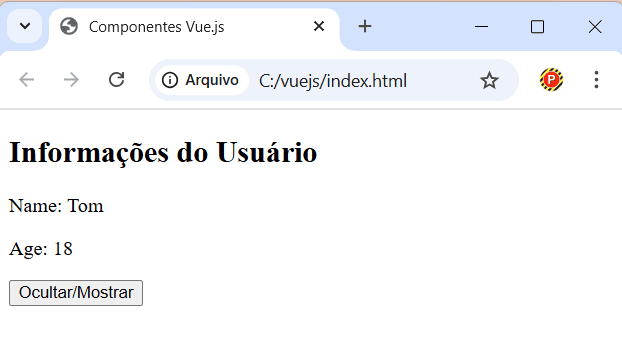 Alterando o Estado de um Componente Usando Refs em Vue.js