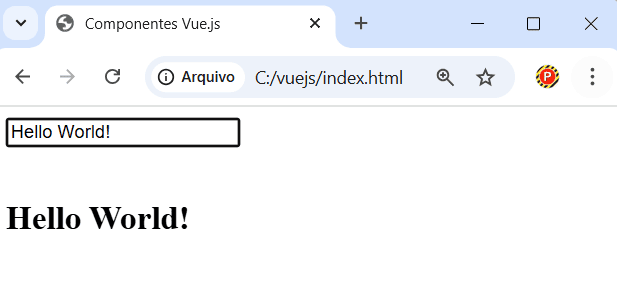 Passando parâmetros dinâmicos com props em Vue.js