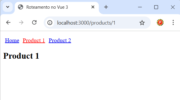 Exemplo de rotas com parâmetro único
